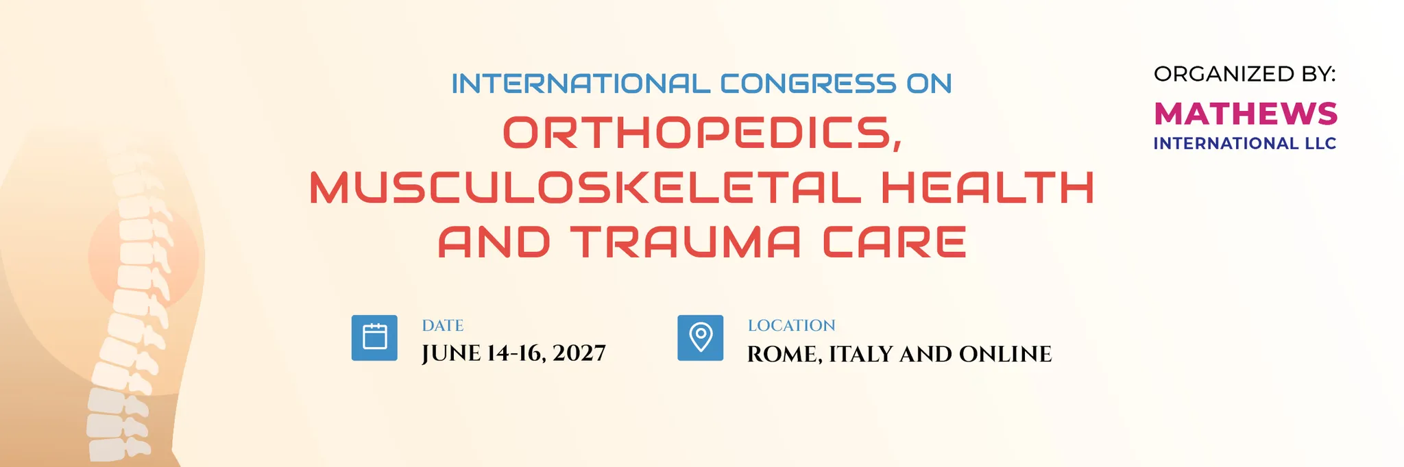 International Congress on Orthopedics, Musculoskeletal Health and Trauma Care